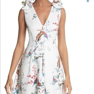 TED BAKER LONDON OPULENT FAUNA BIRD DRESS